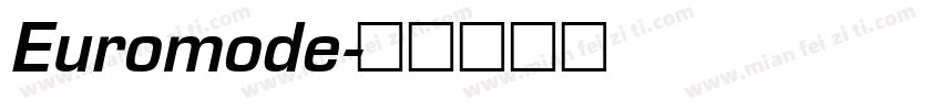 Euromode字体转换