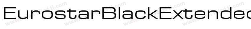 EurostarBlackExtended字体转换