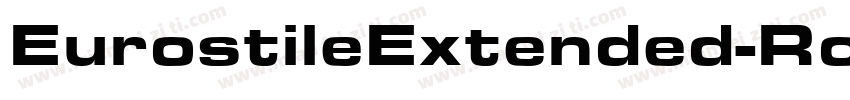 EurostileExtended-Roman-DTC字体转换