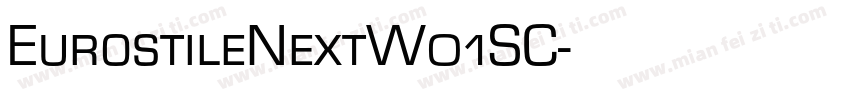 EurostileNextW01SC字体转换