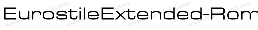EurostileExtended-Roman-DTC字体转换