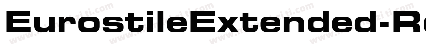EurostileExtended-Roman-DTC字体转换