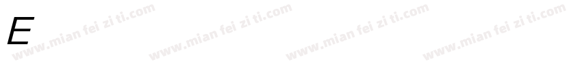 EurostileExt-Medium字体转换