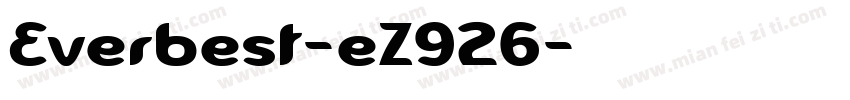 Everbest-eZ926字体转换