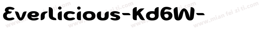 Everlicious-Kd6W字体转换