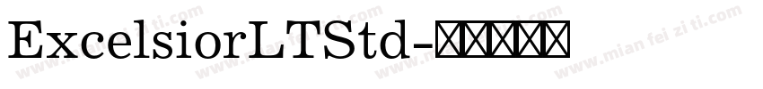 ExcelsiorLTStd字体转换