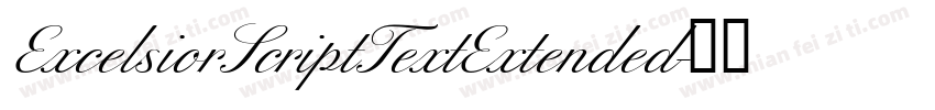 ExcelsiorScriptTextExtended字体转换