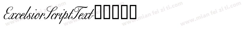 ExcelsiorScriptText字体转换