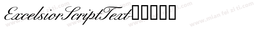 ExcelsiorScriptText字体转换