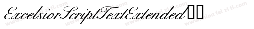 ExcelsiorScriptTextExtended字体转换