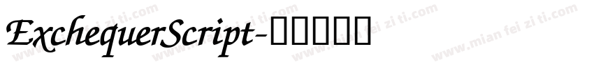 ExchequerScript字体转换