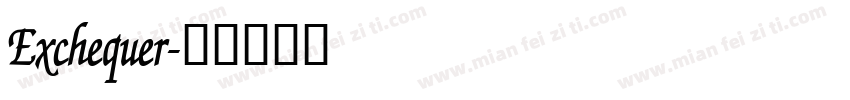 Exchequer字体转换