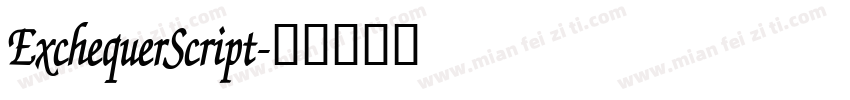 ExchequerScript字体转换