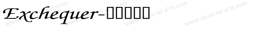 Exchequer字体转换