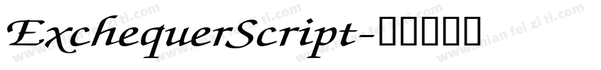 ExchequerScript字体转换