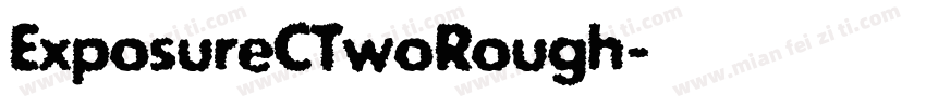ExposureCTwoRough字体转换