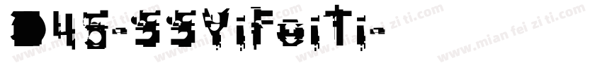 045-SSYiFeiTi字体转换