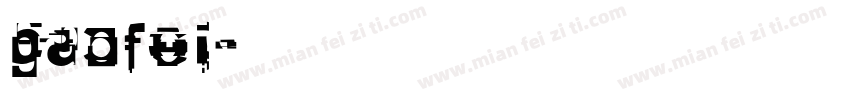 gaofei字体转换