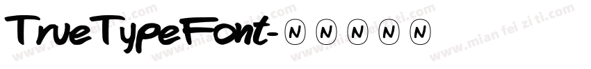 TrueTypeFont字体转换