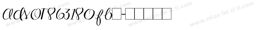 AdvOT863180fb◆字体转换