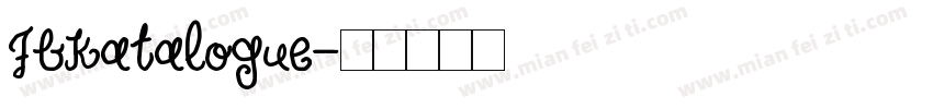 FbKatalogue字体转换
