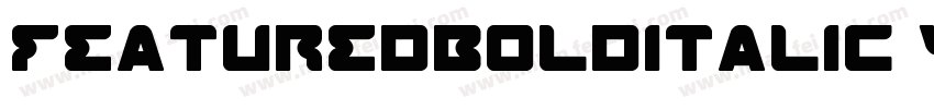 FeaturedBoldItalic-yoEm字体转换