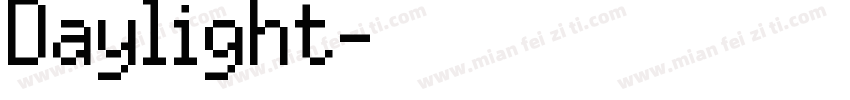 Daylight字体转换