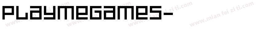 PlayMeGames字体转换