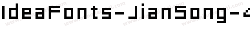 IdeaFonts-JianSong-4字体转换