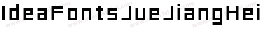 IdeaFontsJueJiangHei字体转换