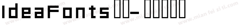 IdeaFonts初圆字体转换