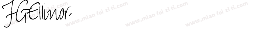 FGEllinor字体转换