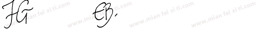 FG創英プレゼンスEB字体转换