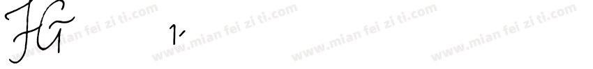 FG創英新江戸1字体转换