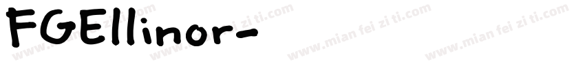 FGEllinor字体转换