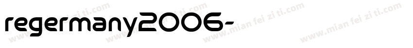 regermany2006字体转换