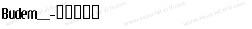 Budem___字体转换