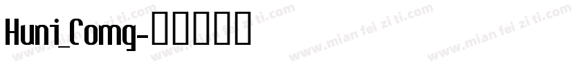 Huni_Comg字体转换
