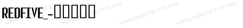 REDFIVE_字体转换