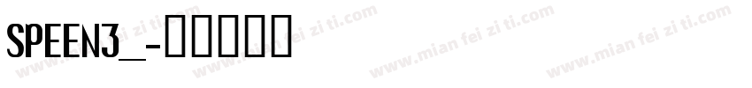 SPEEN3__字体转换