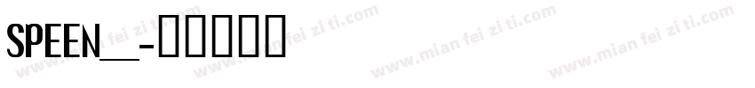 SPEEN___字体转换