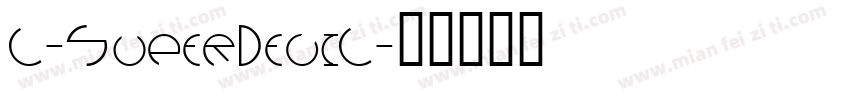 L-SuperDeviL字体转换