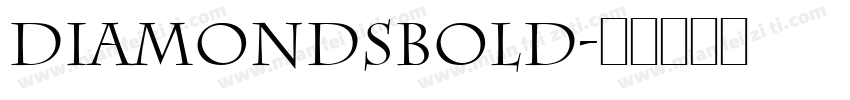 DiamondsBold字体转换