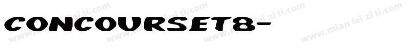 ConcourseT8字体转换
