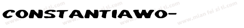 ConstantiaW0字体转换