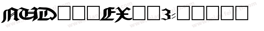 NUDモトヤEX明朝3字体转换