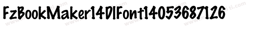 FzBookMaker14DlFont140536871269字体转换