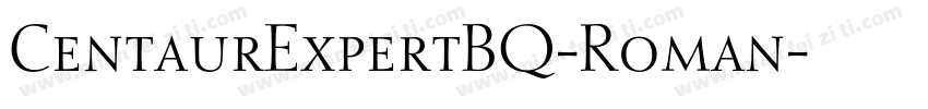 CentaurExpertBQ-Roman字体转换