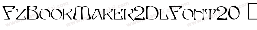 FzBookMaker2DlFont20字体转换