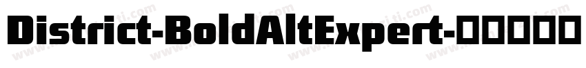District-BoldAltExpert字体转换